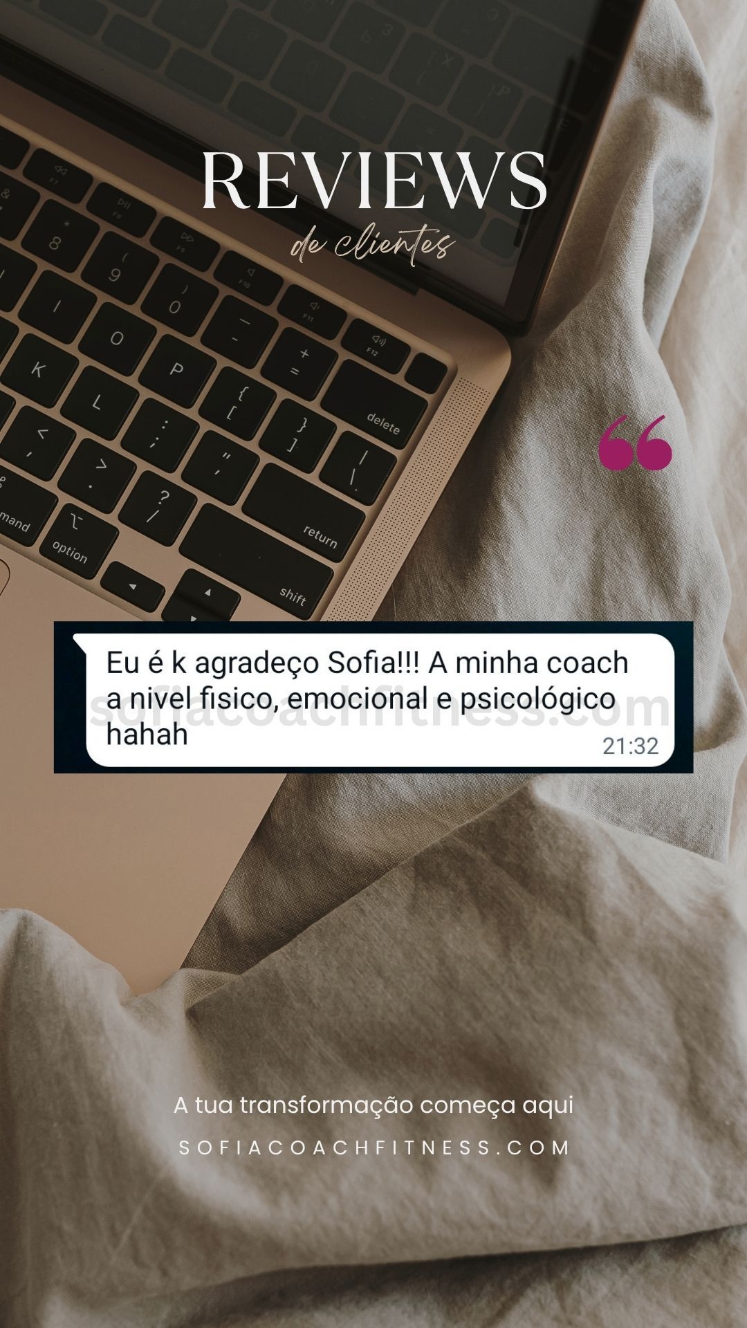 Cliente relata mais energia e redução de peso com plano estruturado