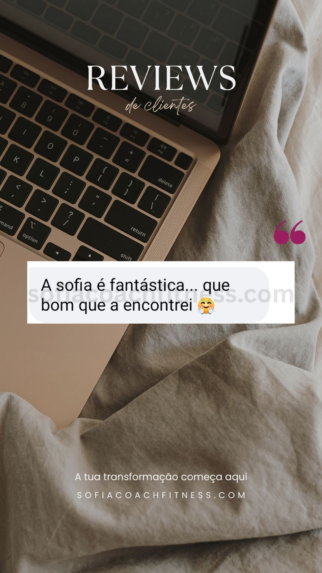 Resultado visível de transformação corporal com acompanhamento online