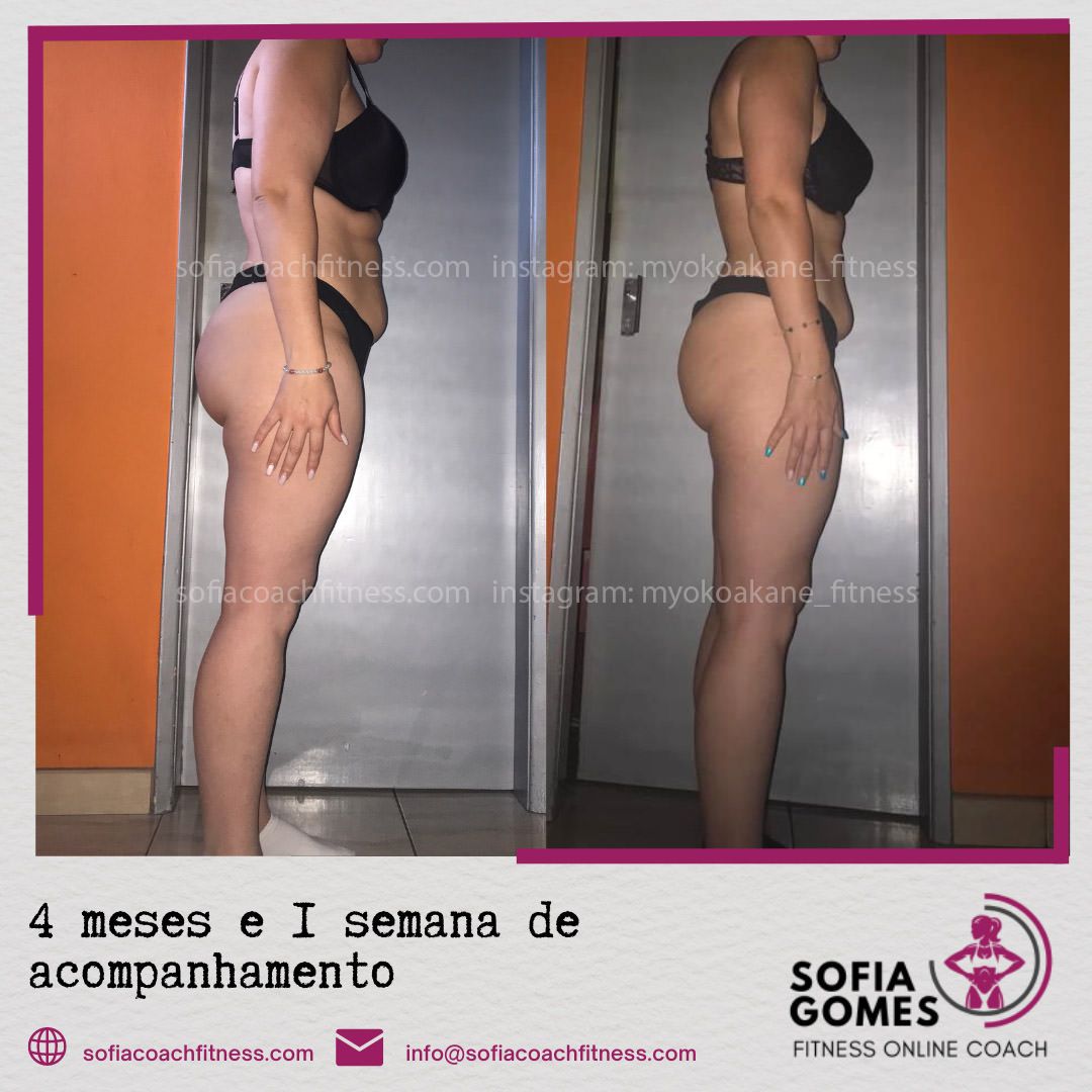 Transformações - Online Coach - Treino e Dieta - Sofia Coach Fitness