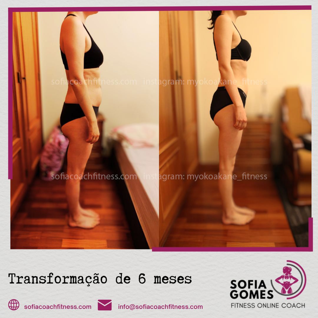 Transformações - Online Coach - Treino e Dieta - Sofia Coach Fitness
