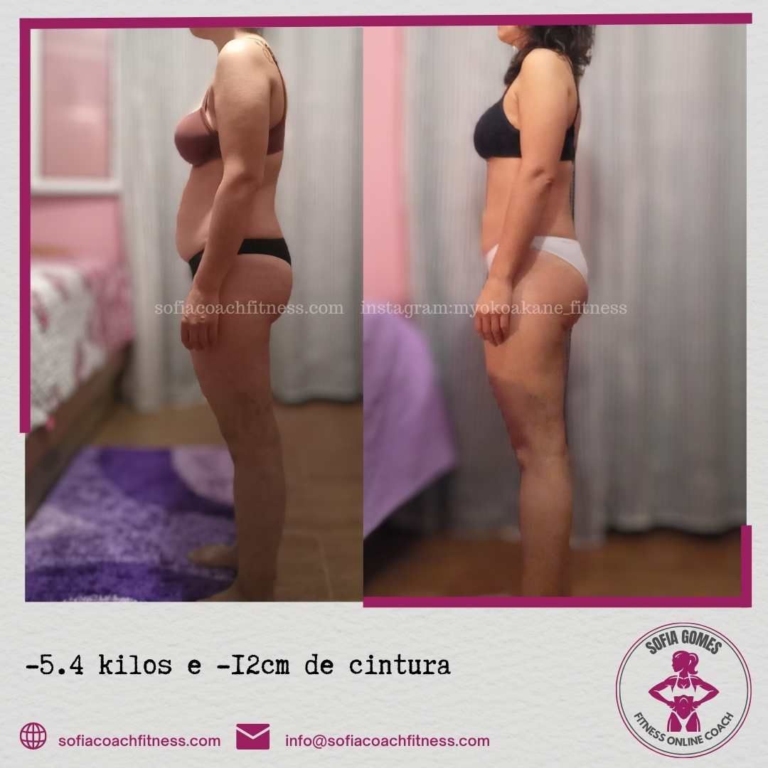 Transformações - Online Coach - Sofia Coach Fitness